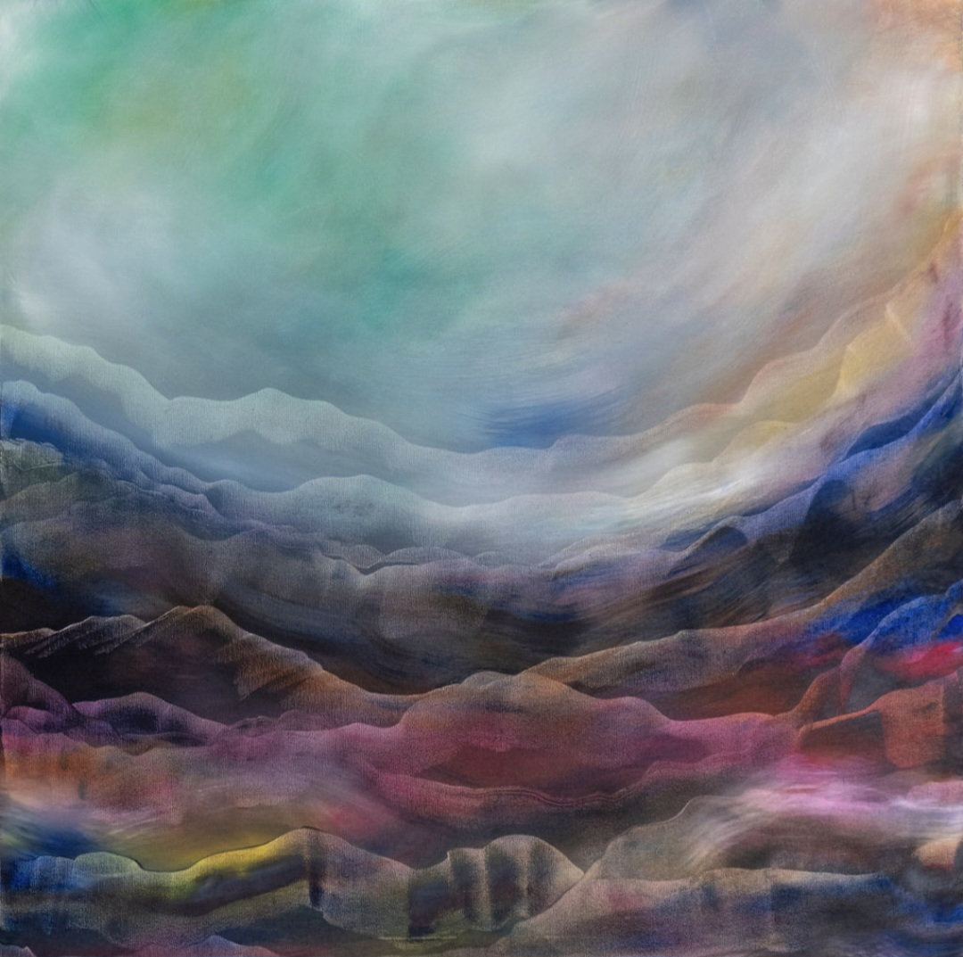 Blue Distance - painting by Preeti Kothari