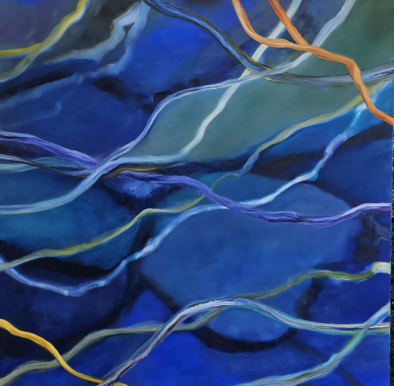 Currents - painting by Preeti Kothari