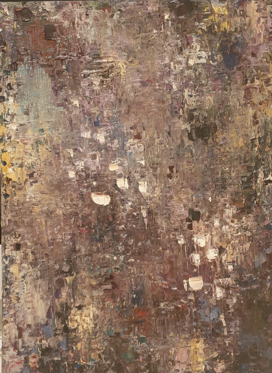 Gold Leaf - painting by Preeti Kothari