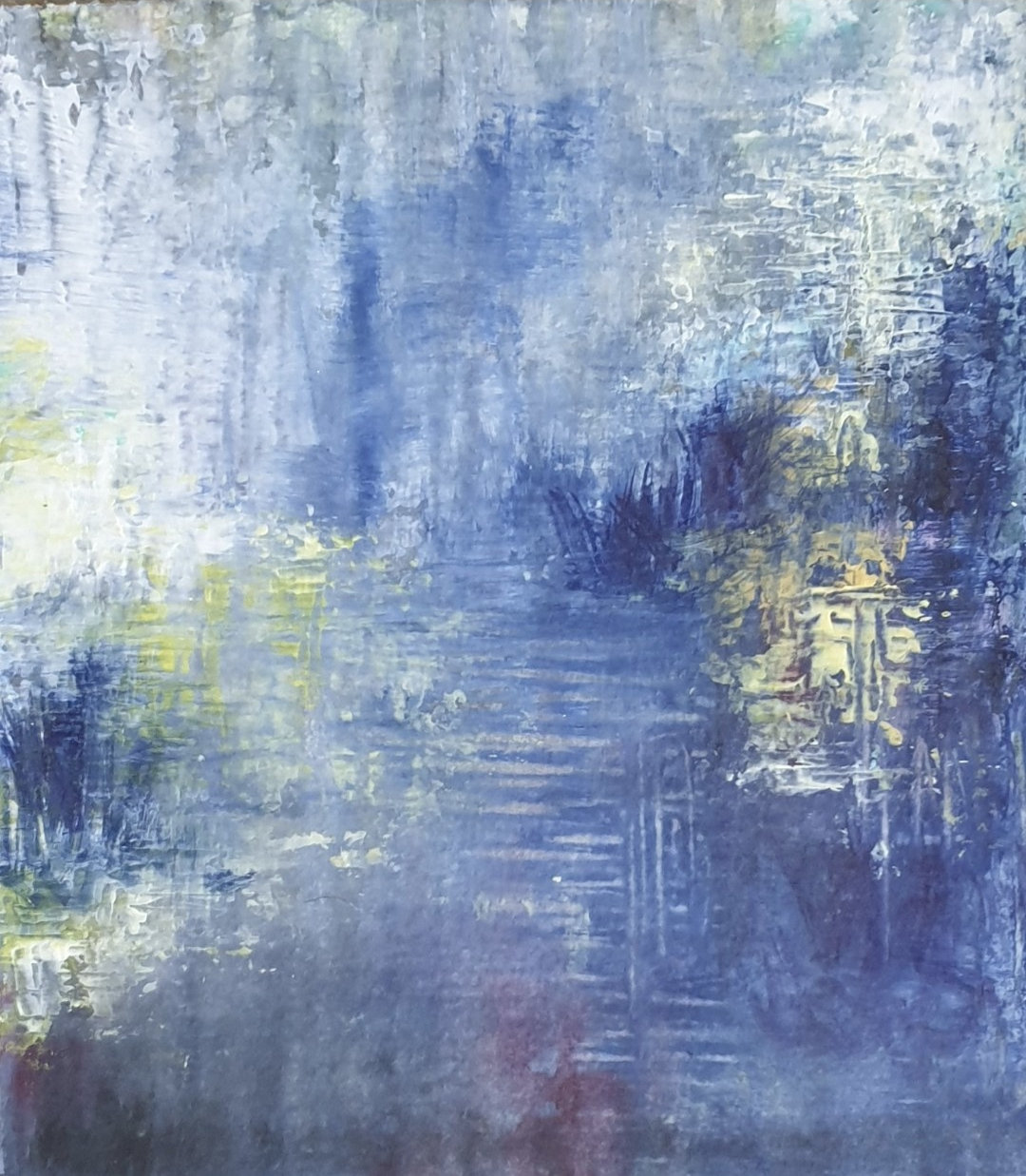 Golden Pond - painting by Preeti Kothari
