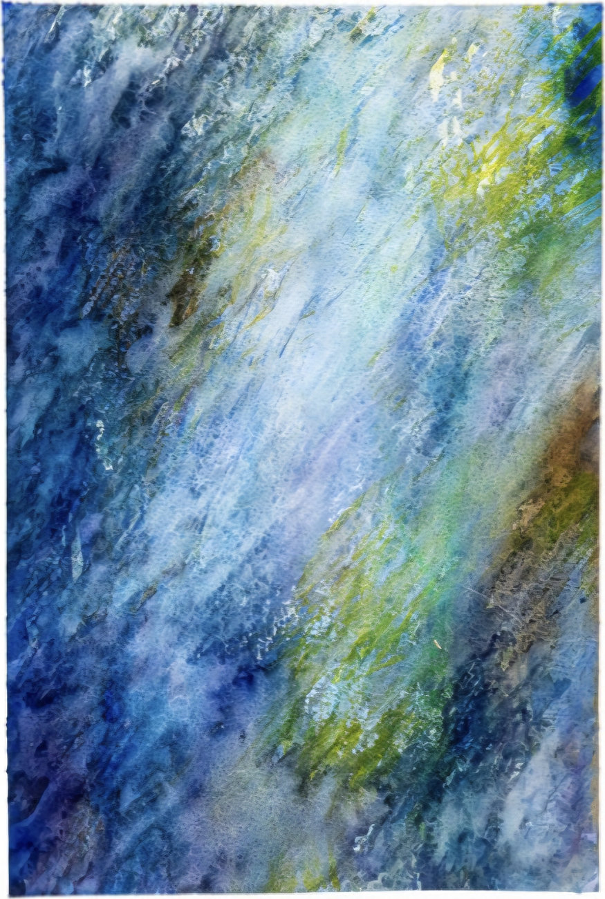 Rain - painting by Preeti Kothari