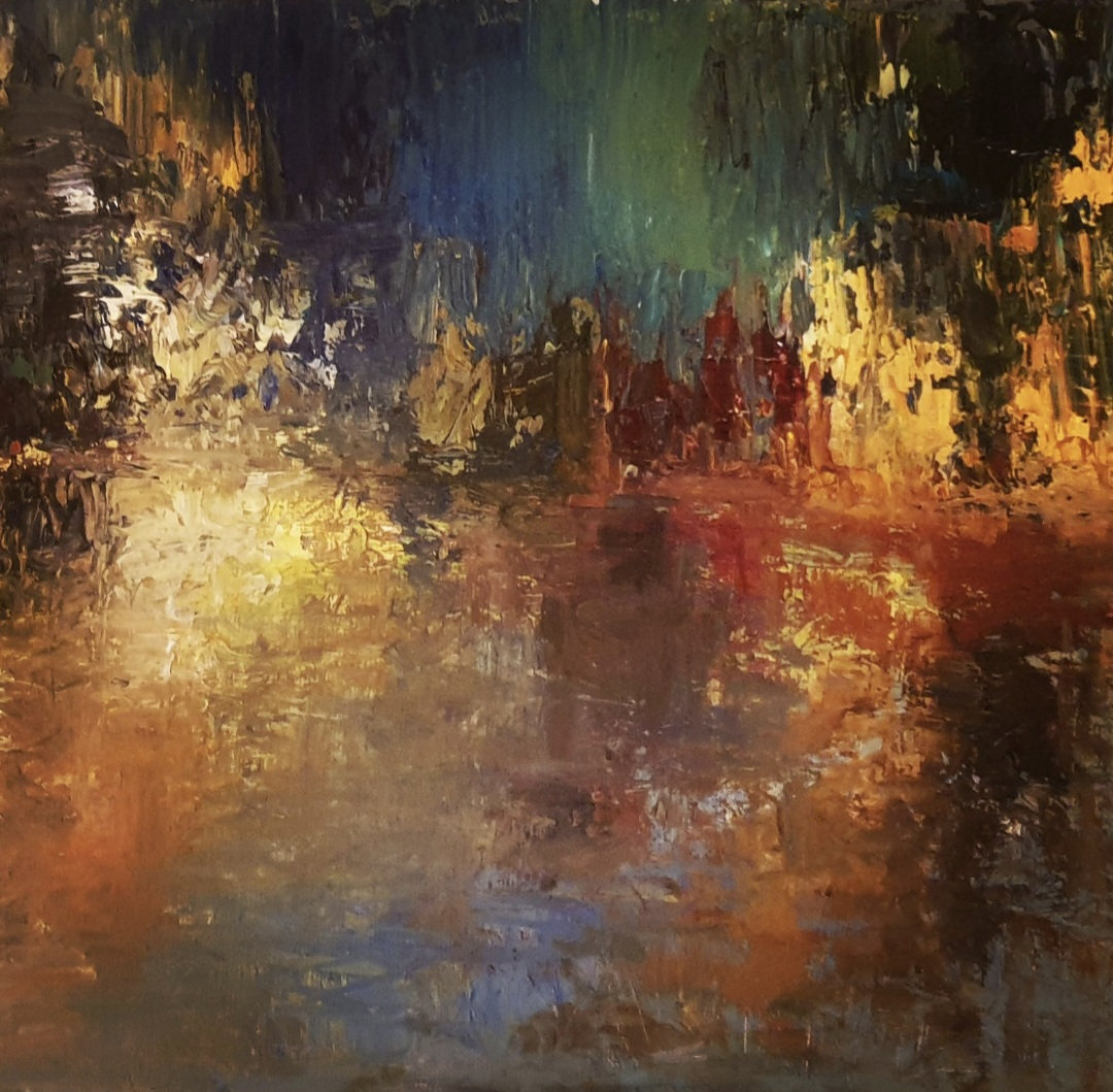Reflections - painting by Preeti Kothari