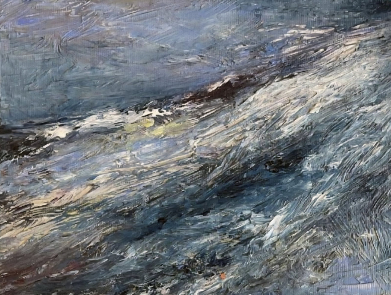 Storm - painting by Preeti Kothari